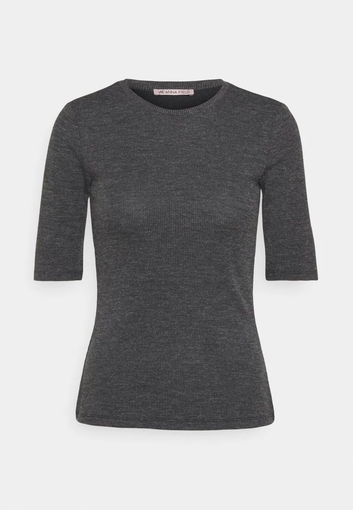 T-Shirt ANNA FIELD Anna Field Basic T-shirt Grise Femme | FRJ-8912616